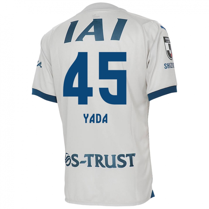 Criança Camisola Ryunosuke Yada #45 Branco Azul Alternativa 2024/25 Camisa Brasil