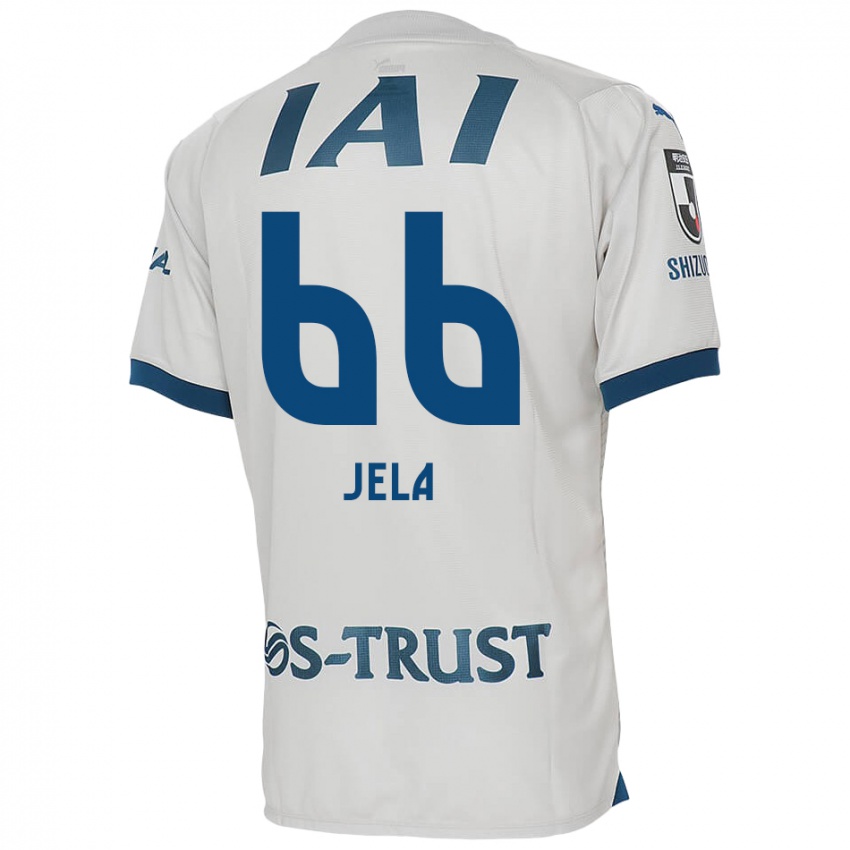 Criança Camisola Jelani Reshaun Sumiyoshi #66 Branco Azul Alternativa 2024/25 Camisa Brasil