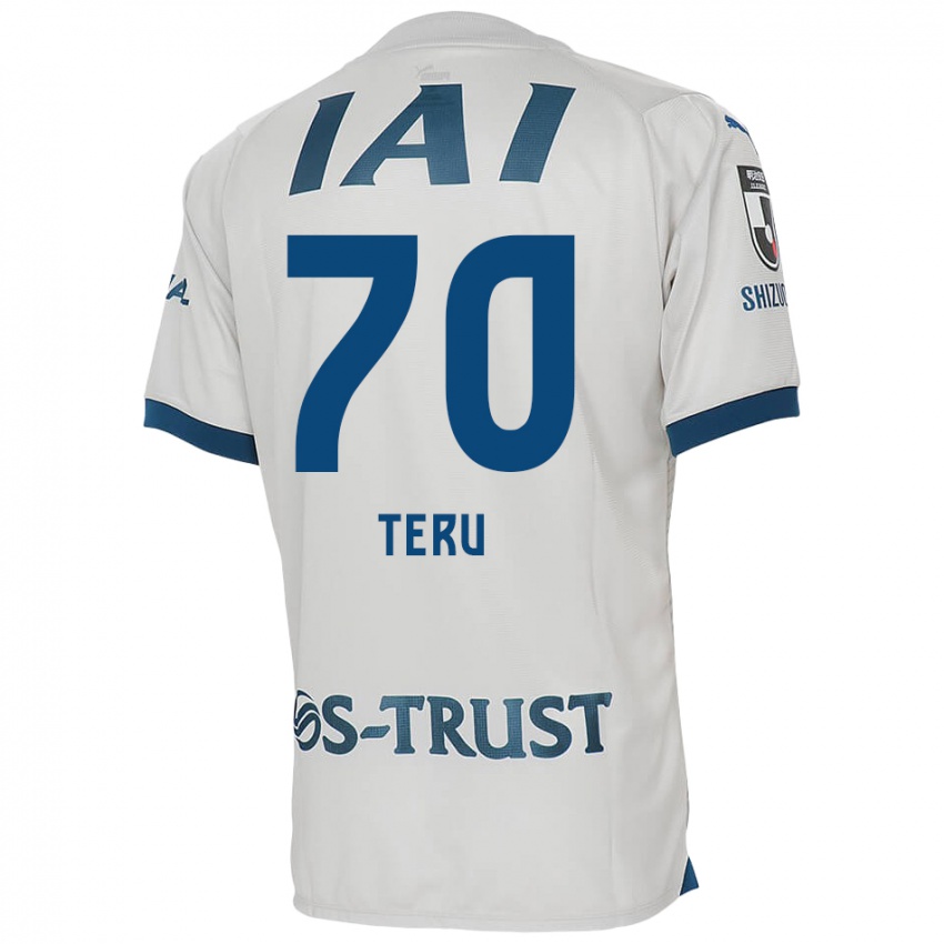 Criança Camisola Teruki Hara #70 Branco Azul Alternativa 2024/25 Camisa Brasil