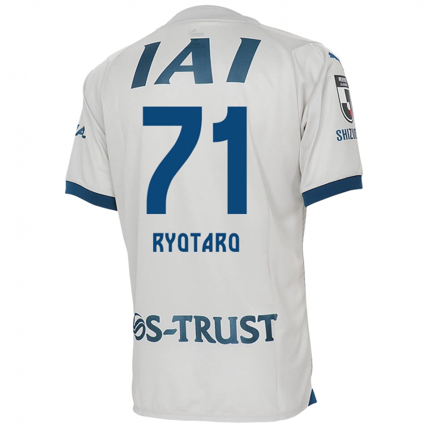 Criança Camisola Ryotaro Nakamura #71 Branco Azul Alternativa 2024/25 Camisa Brasil