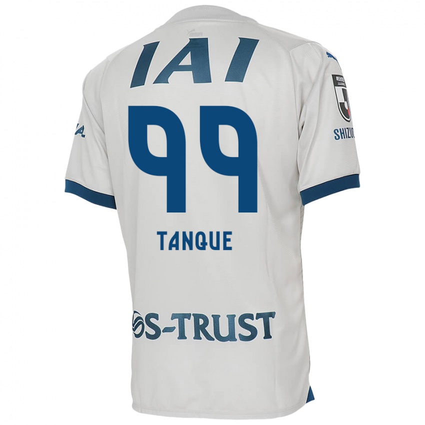 Criança Camisola Douglas Tanque #99 Branco Azul Alternativa 2024/25 Camisa Brasil