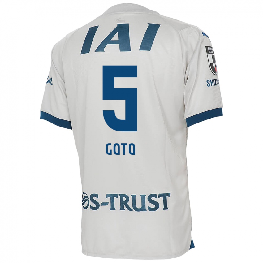 Criança Camisola Keita Goto #5 Branco Azul Alternativa 2024/25 Camisa Brasil