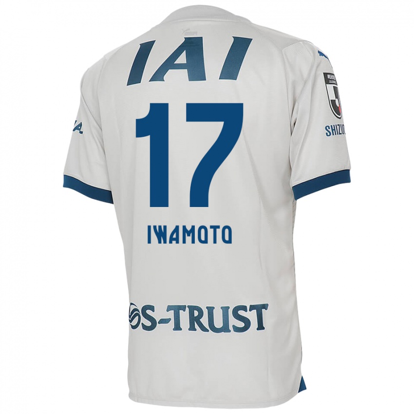 Criança Camisola Shogo Iwamoto #17 Branco Azul Alternativa 2024/25 Camisa Brasil