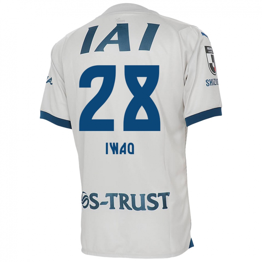 Criança Camisola Takeru Iwao #28 Branco Azul Alternativa 2024/25 Camisa Brasil