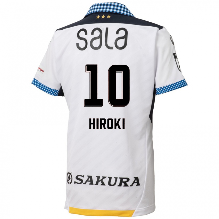 Criança Camisola Hiroki Yamada #10 Branco Preto Alternativa 2024/25 Camisa Brasil