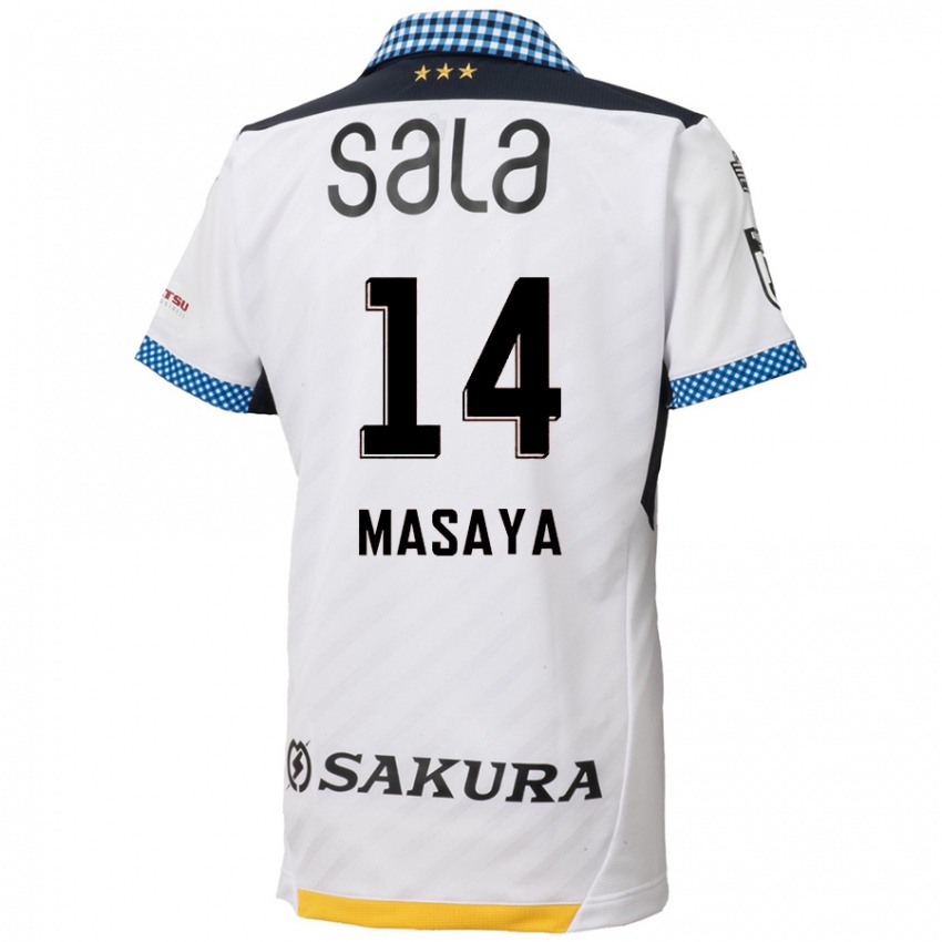 Criança Camisola Masaya Matsumoto #14 Branco Preto Alternativa 2024/25 Camisa Brasil