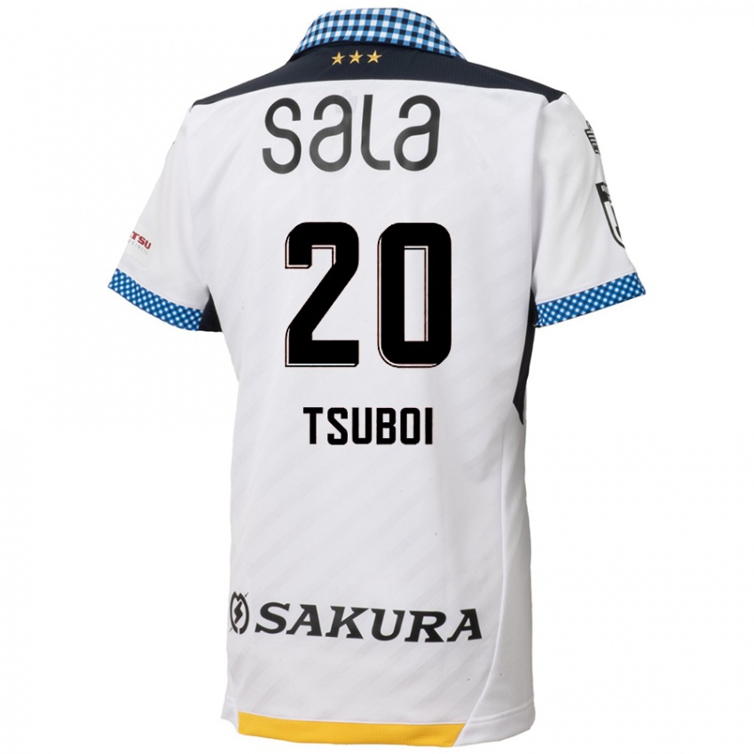 Criança Camisola Yuya Tsuboi #20 Branco Preto Alternativa 2024/25 Camisa Brasil