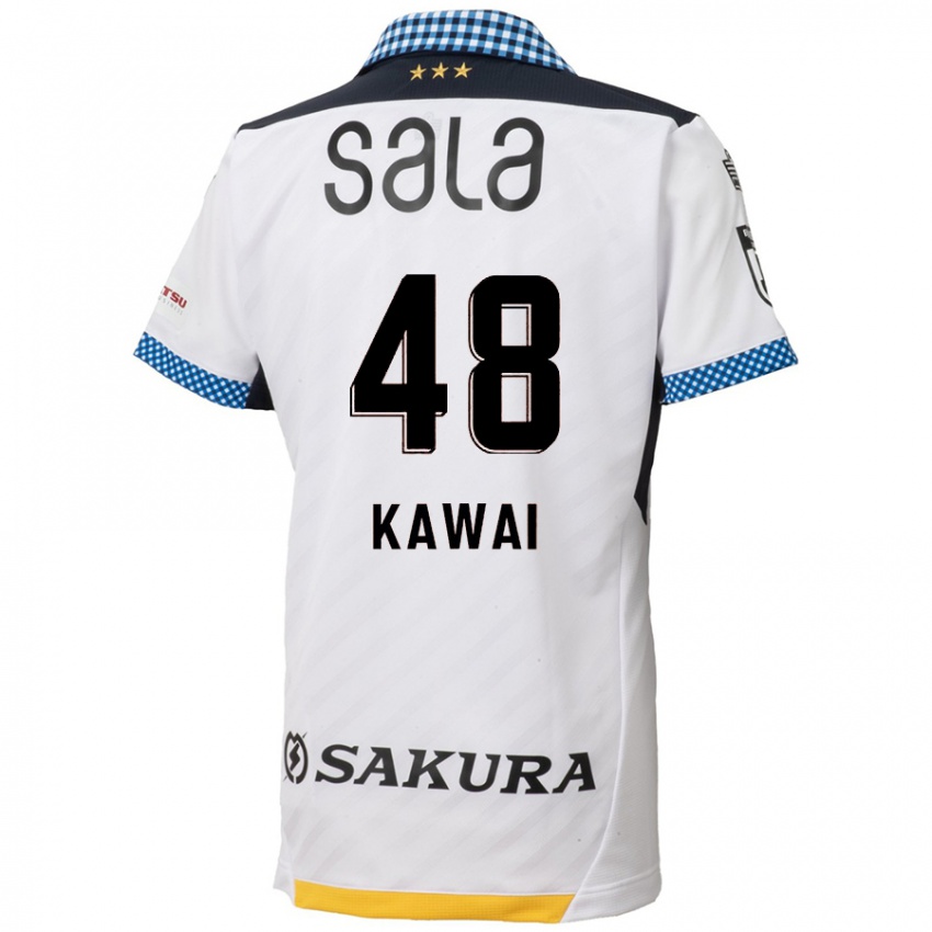 Criança Camisola Tokumo Kawai #48 Branco Preto Alternativa 2024/25 Camisa Brasil