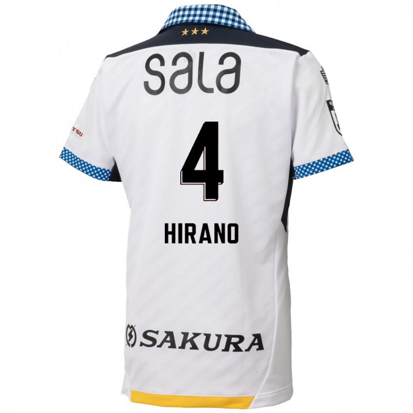 Criança Camisola Rion Hirano #4 Branco Preto Alternativa 2024/25 Camisa Brasil