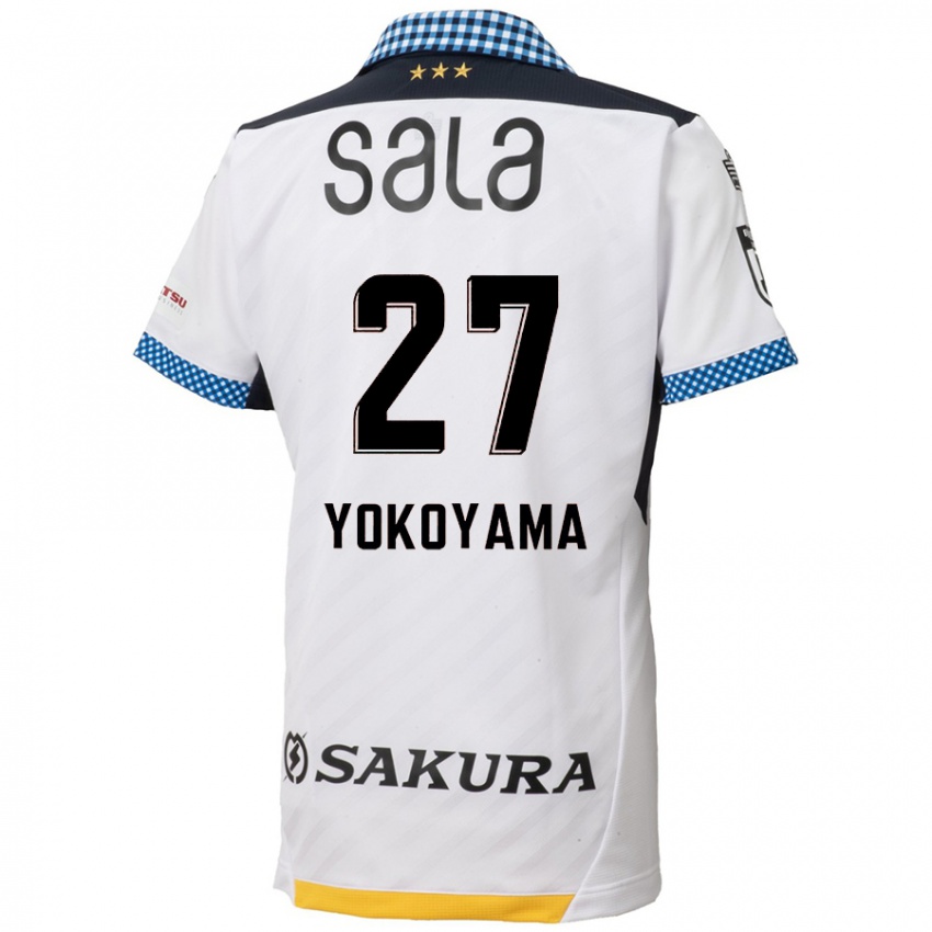 Criança Camisola Kota Yokoyama #27 Branco Preto Alternativa 2024/25 Camisa Brasil