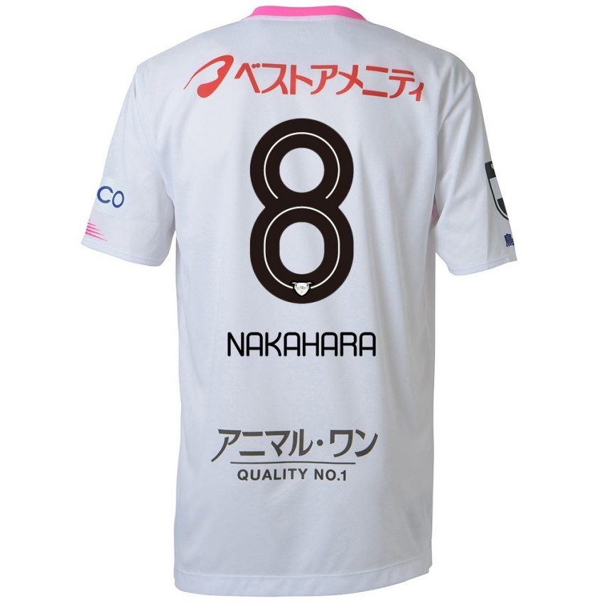 Criança Camisola Hikaru Nakahara #8 Branco Azul Rosa Alternativa 2024/25 Camisa Brasil