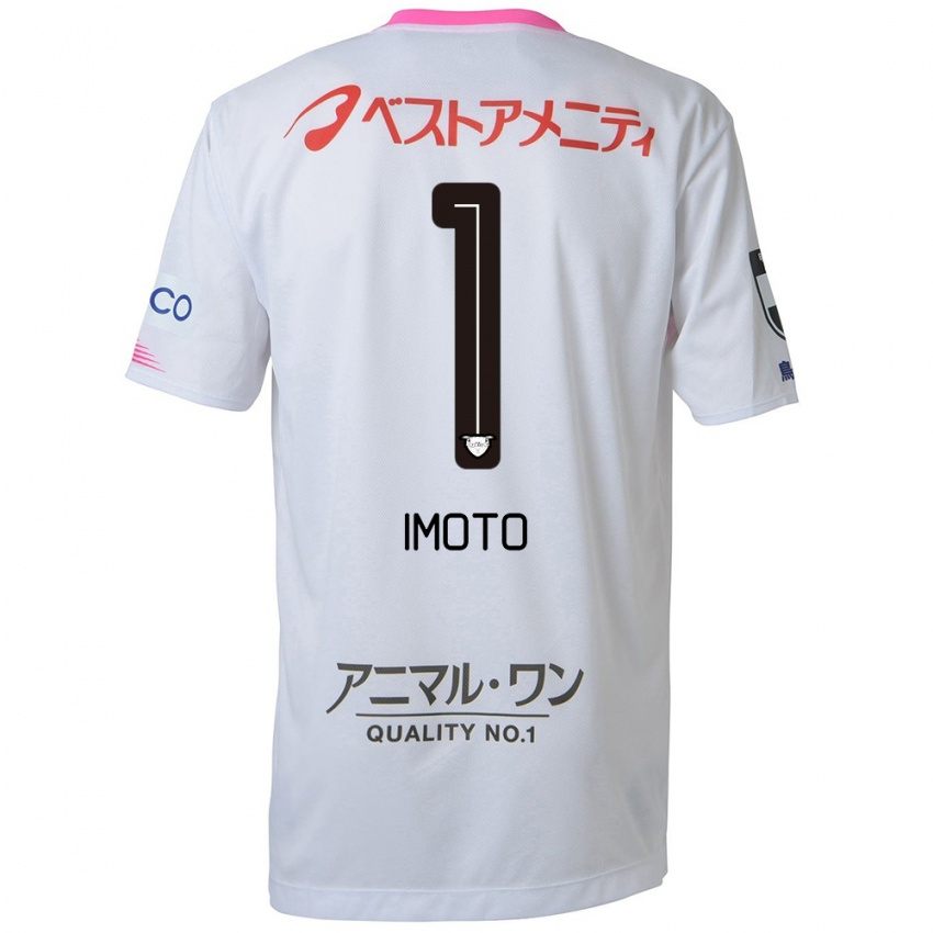 Criança Camisola Kota Imoto #1 Branco Azul Rosa Alternativa 2024/25 Camisa Brasil