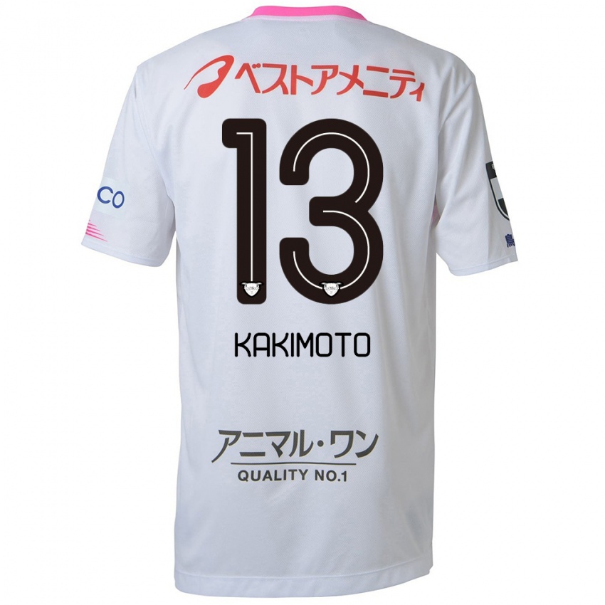 Criança Camisola Yuto Kakimoto #13 Branco Azul Rosa Alternativa 2024/25 Camisa Brasil