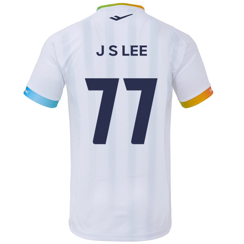 Criança Camisola Seung-Joon Lee #77 Branco Azul Alternativa 2024/25 Camisa Brasil