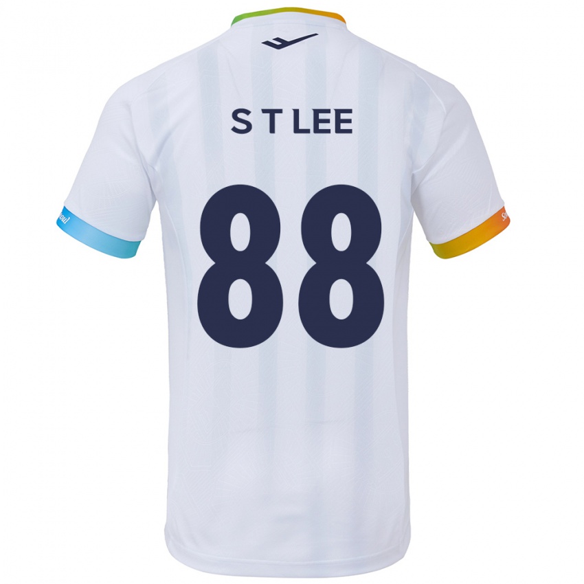 Criança Camisola Tae-Seok Lee #88 Branco Azul Alternativa 2024/25 Camisa Brasil