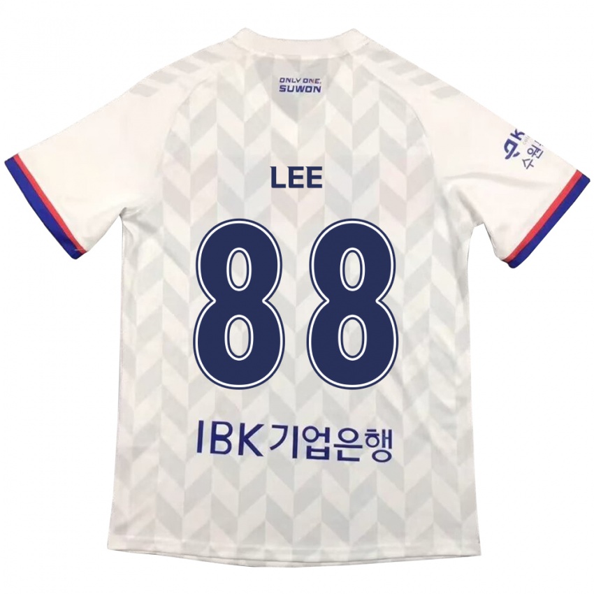 Criança Camisola Yong Lee #88 Branco Azul Alternativa 2024/25 Camisa Brasil