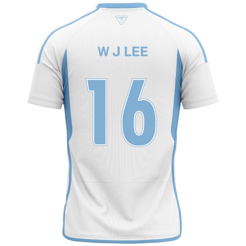 Criança Camisola Jae-Wook Lee #16 Branco Azul Alternativa 2024/25 Camisa Brasil