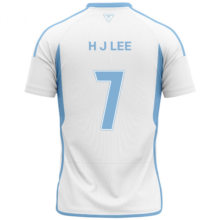 Criança Camisola Jae-Hun Lee #7 Branco Azul Alternativa 2024/25 Camisa Brasil