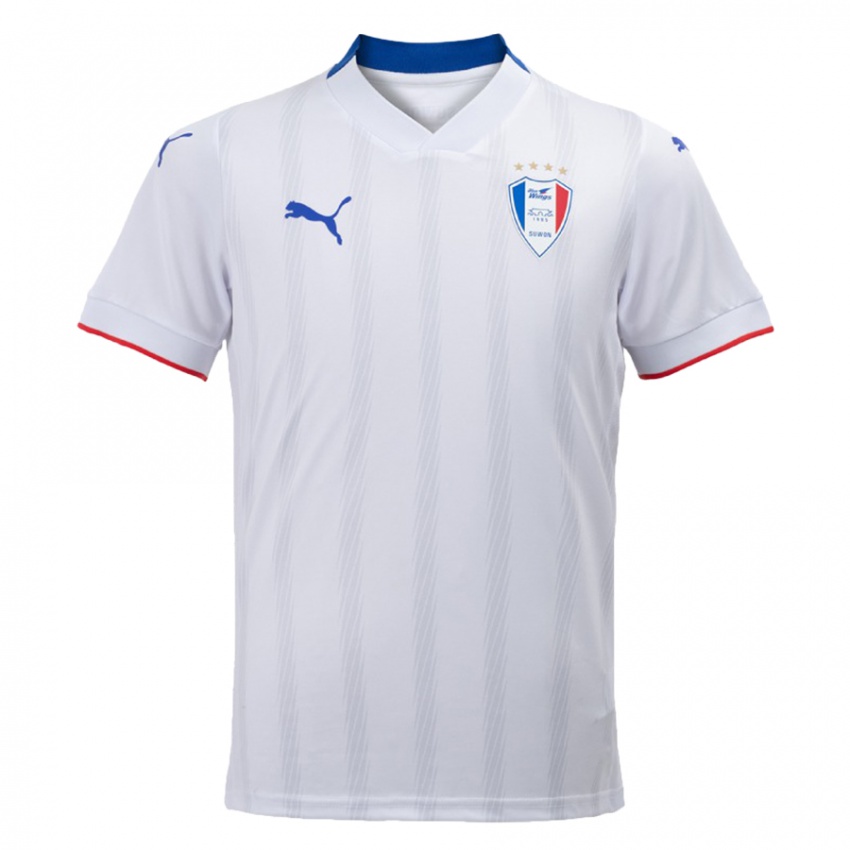 Criança Camisola Gyeong-Jun Lee #1 Branco Azul Alternativa 2024/25 Camisa Brasil