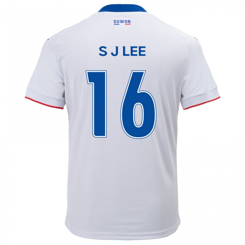 Criança Camisola Jong-Sung Lee #16 Branco Azul Alternativa 2024/25 Camisa Brasil