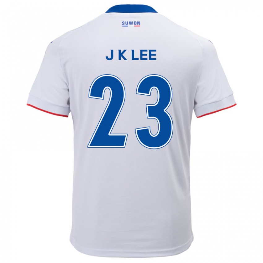 Criança Camisola Ki-Je Lee #23 Branco Azul Alternativa 2024/25 Camisa Brasil