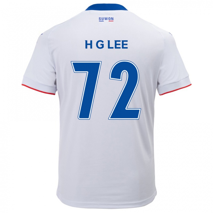 Criança Camisola Geon-Hee Lee #72 Branco Azul Alternativa 2024/25 Camisa Brasil