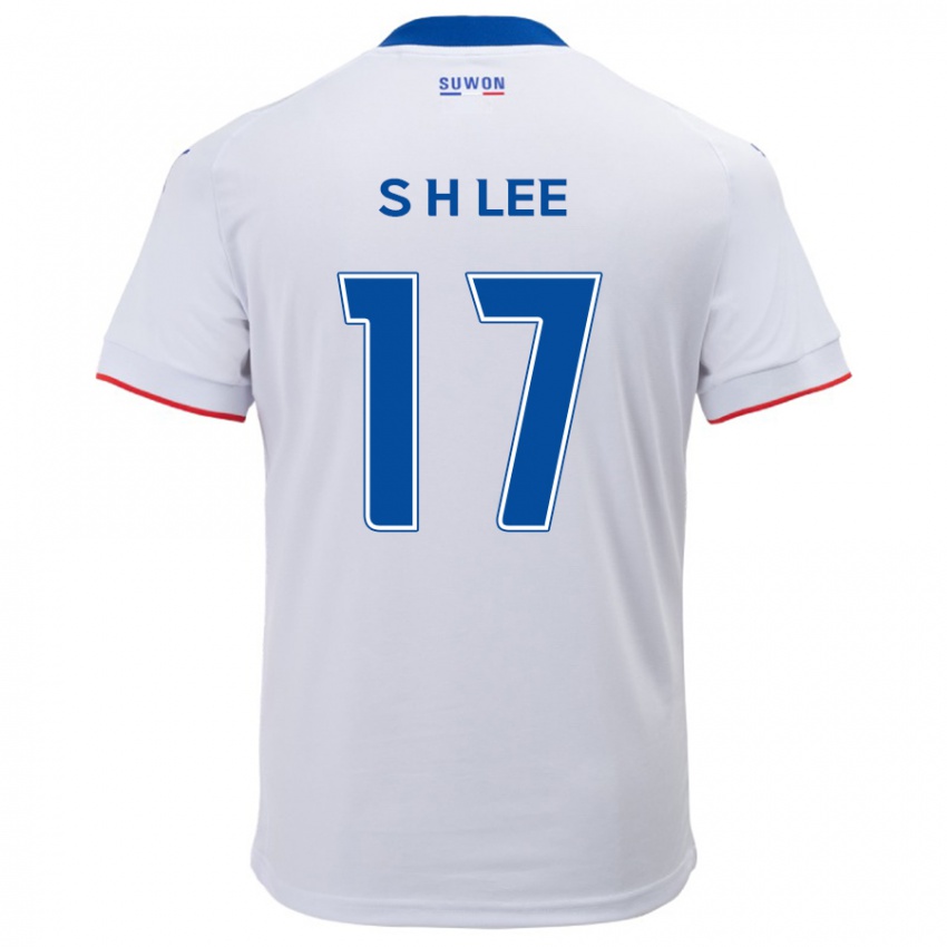 Criança Camisola Hyun-Seo Lee #17 Branco Azul Alternativa 2024/25 Camisa Brasil