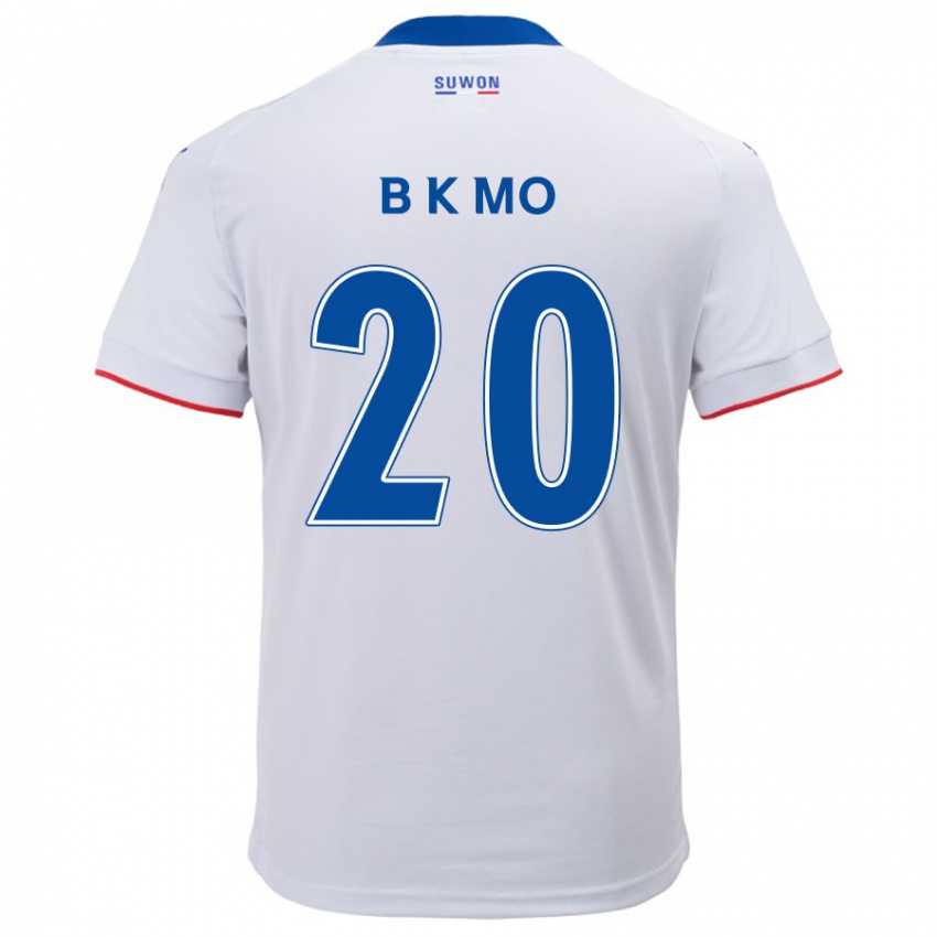 Criança Camisola Kyung-Bin Mo #20 Branco Azul Alternativa 2024/25 Camisa Brasil