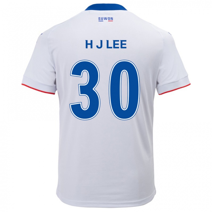 Criança Camisola Ji-Ho Lee #30 Branco Azul Alternativa 2024/25 Camisa Brasil