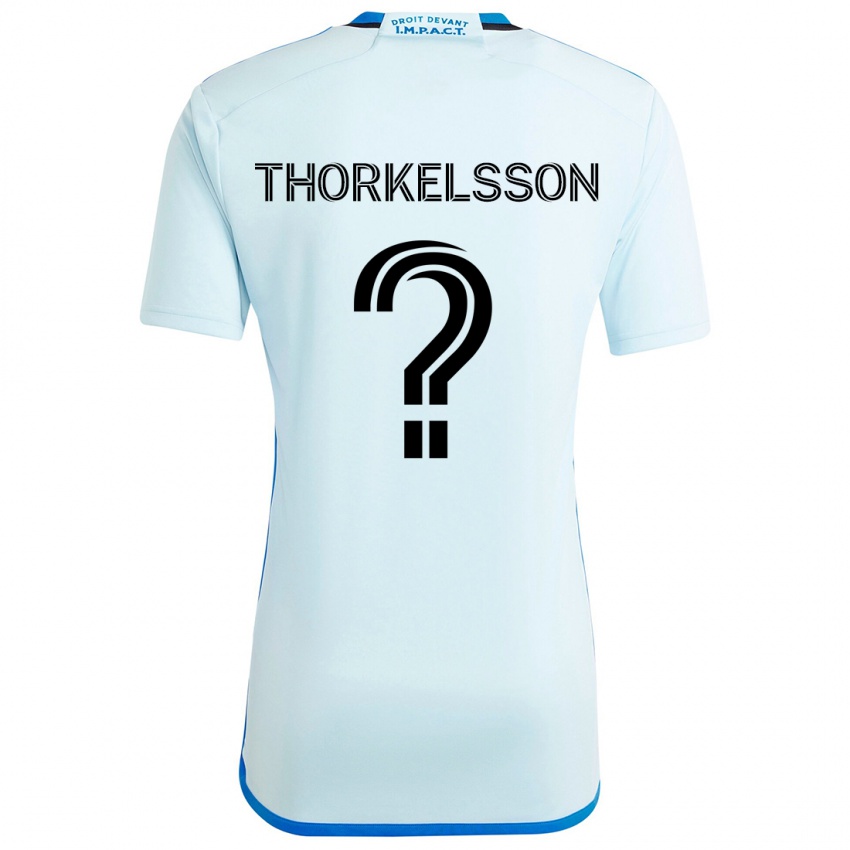 Criança Camisola Róbert Orri Thorkelsson #0 Gelo Azul Alternativa 2024/25 Camisa Brasil