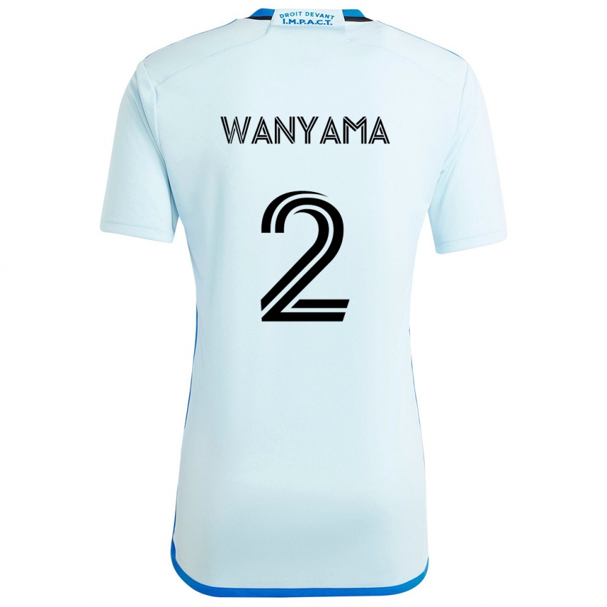 Criança Camisola Victor Wanyama #2 Gelo Azul Alternativa 2024/25 Camisa Brasil