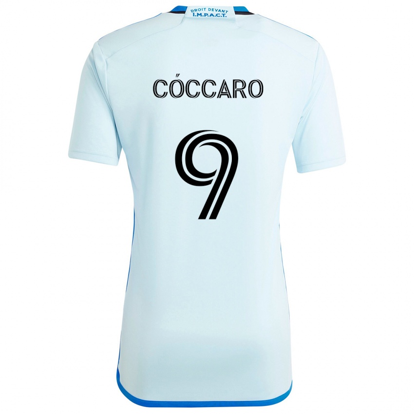 Criança Camisola Matías Cóccaro #9 Gelo Azul Alternativa 2024/25 Camisa Brasil