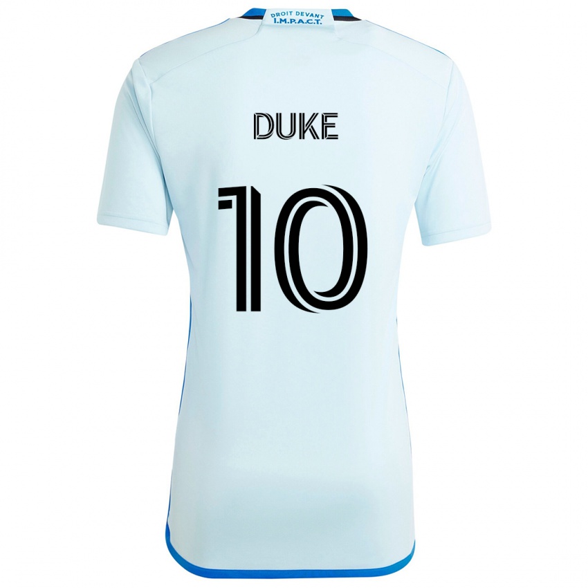 Criança Camisola Bryce Duke #10 Gelo Azul Alternativa 2024/25 Camisa Brasil