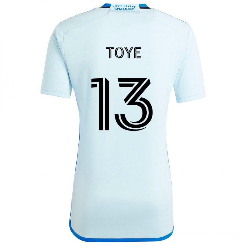 Criança Camisola Mason Toye #13 Gelo Azul Alternativa 2024/25 Camisa Brasil