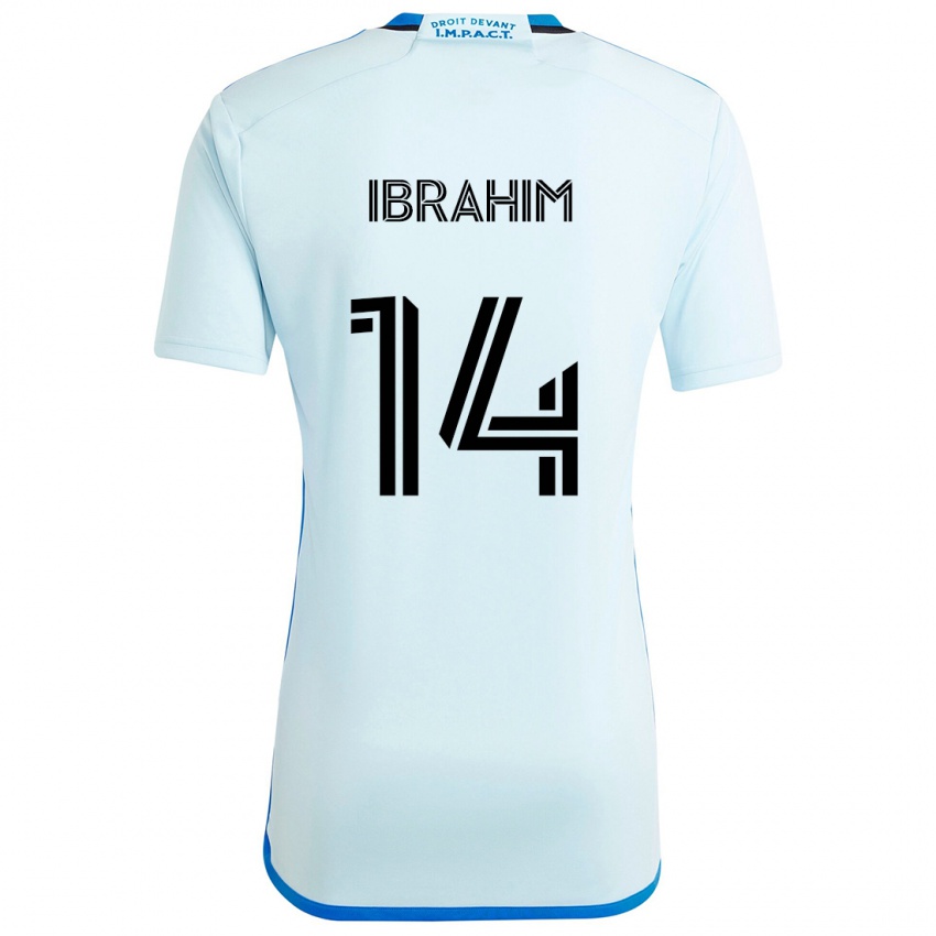 Criança Camisola Sunusi Ibrahim #14 Gelo Azul Alternativa 2024/25 Camisa Brasil