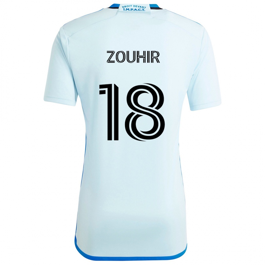 Criança Camisola Rida Zouhir #18 Gelo Azul Alternativa 2024/25 Camisa Brasil