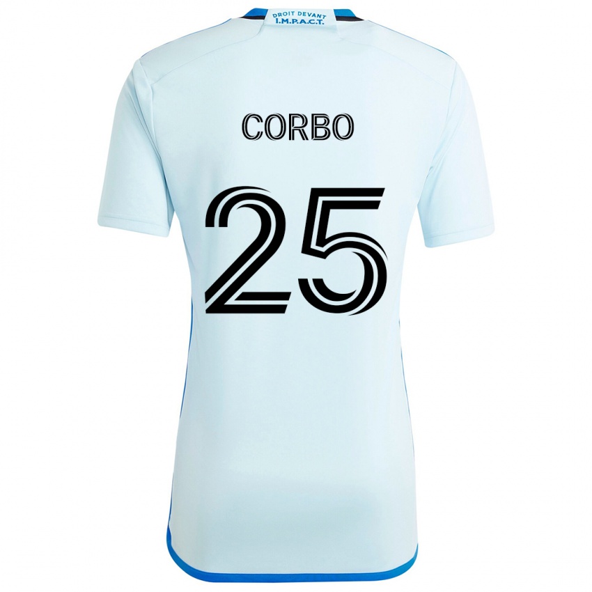 Criança Camisola Gabriele Corbo #25 Gelo Azul Alternativa 2024/25 Camisa Brasil