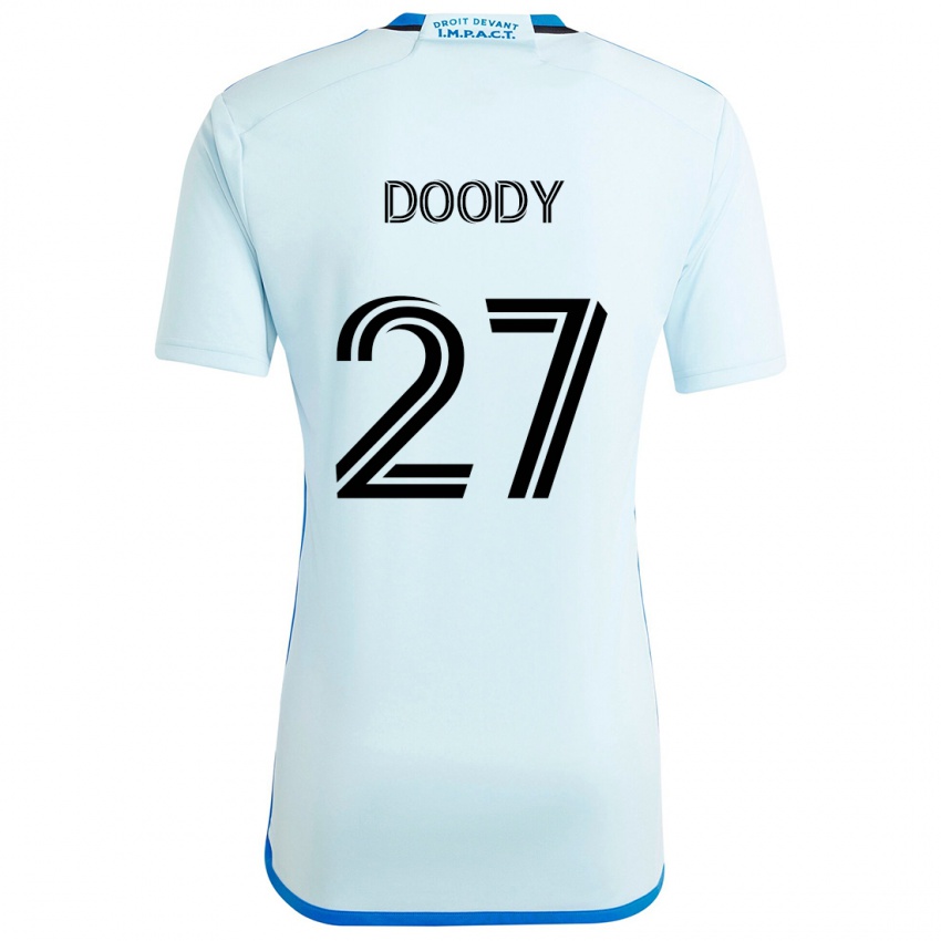 Criança Camisola Grayson Doody #27 Gelo Azul Alternativa 2024/25 Camisa Brasil