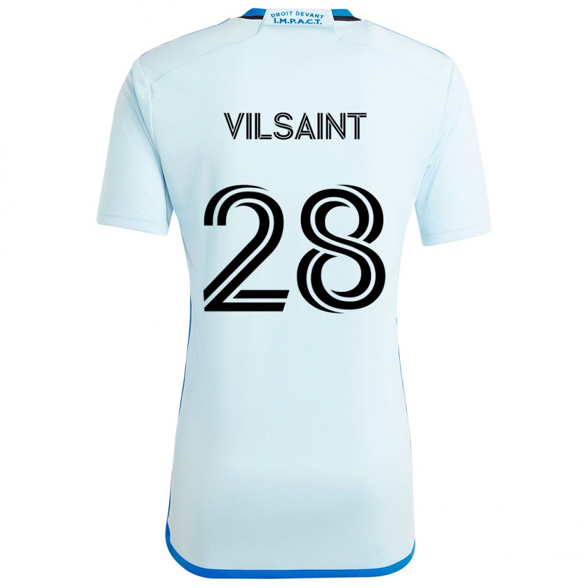 Criança Camisola Jules-Anthony Vilsaint #28 Gelo Azul Alternativa 2024/25 Camisa Brasil