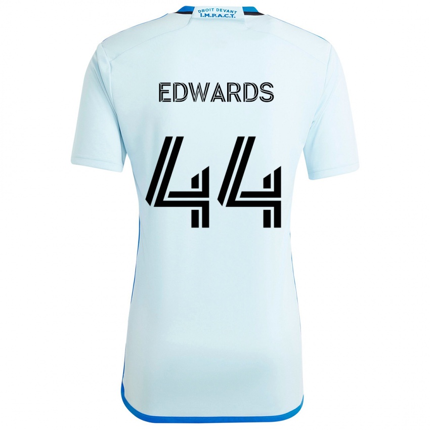 Criança Camisola Raheem Edwards #44 Gelo Azul Alternativa 2024/25 Camisa Brasil