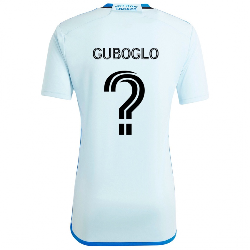 Criança Camisola Yuri Guboglo #0 Gelo Azul Alternativa 2024/25 Camisa Brasil