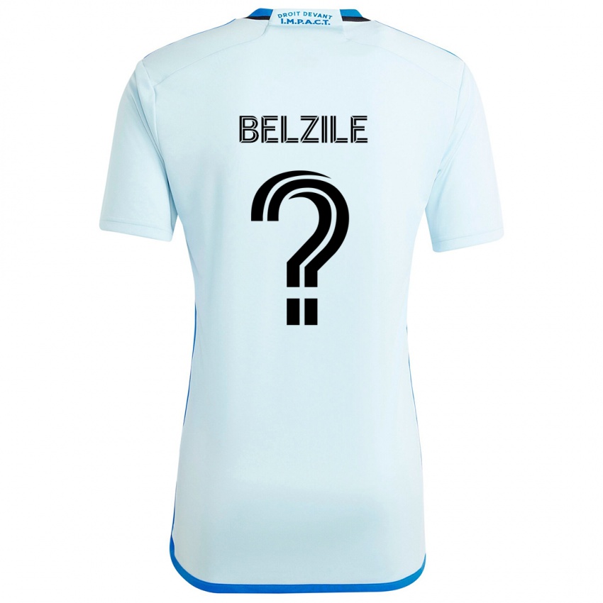 Criança Camisola Jean-Christophe Belzile #0 Gelo Azul Alternativa 2024/25 Camisa Brasil