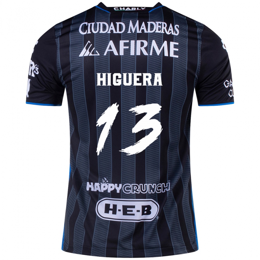 Criança Camisola Carlos Higuera #13 Branco Preto Alternativa 2024/25 Camisa Brasil