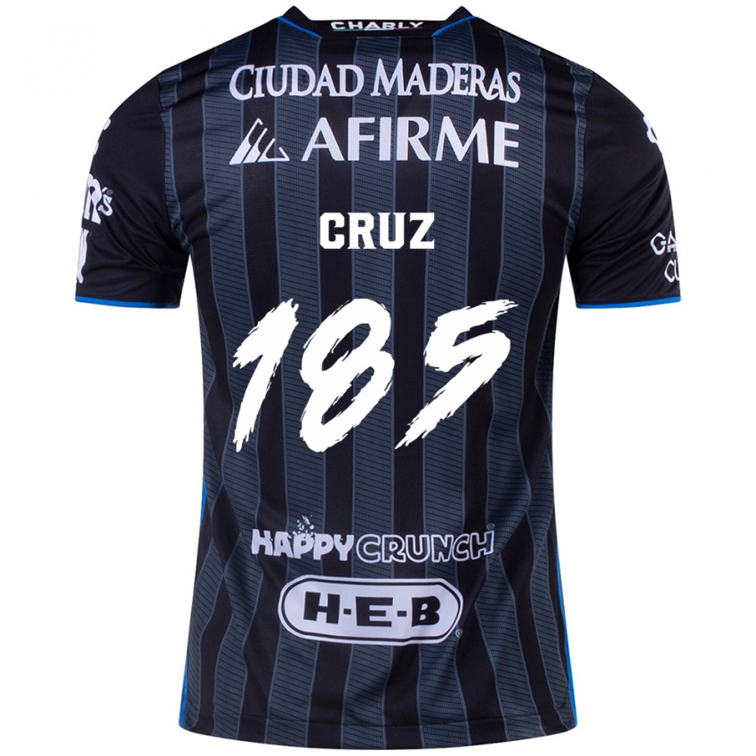 Criança Camisola Axel Cruz #185 Branco Preto Alternativa 2024/25 Camisa Brasil