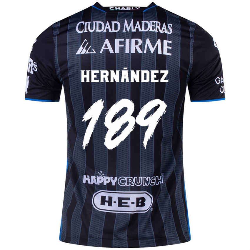 Criança Camisola Sebastián Hernández #189 Branco Preto Alternativa 2024/25 Camisa Brasil