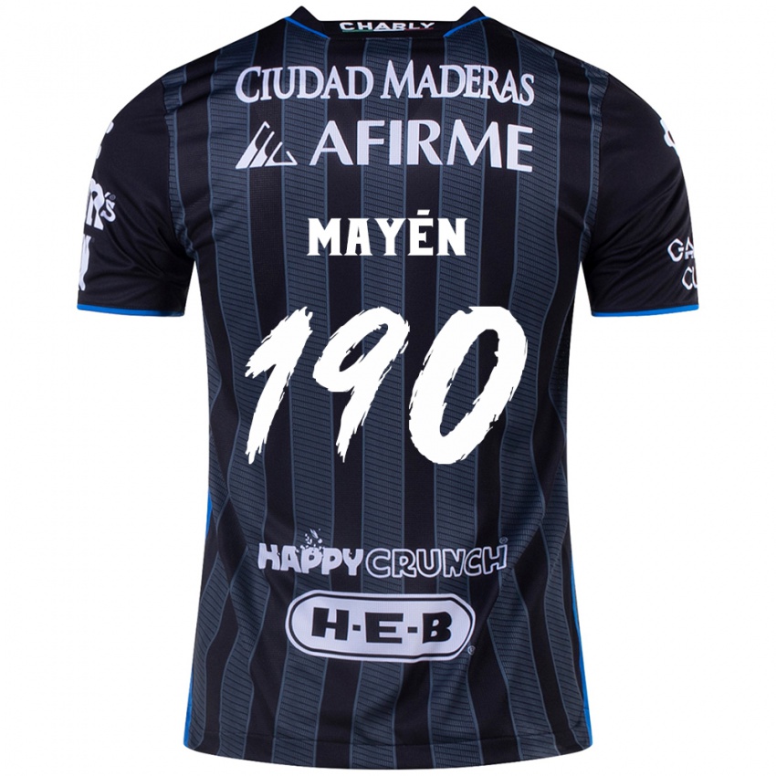 Criança Camisola Eduardo Mayén #190 Branco Preto Alternativa 2024/25 Camisa Brasil