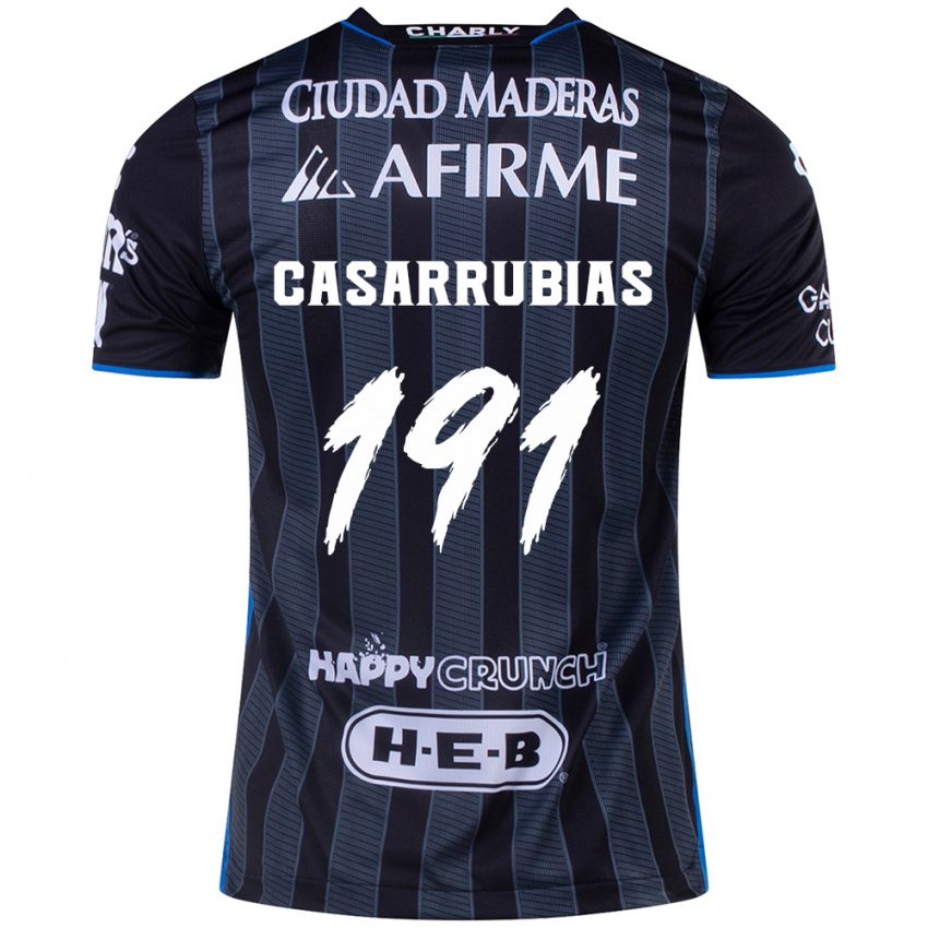 Criança Camisola Aaron Casarrubias #191 Branco Preto Alternativa 2024/25 Camisa Brasil