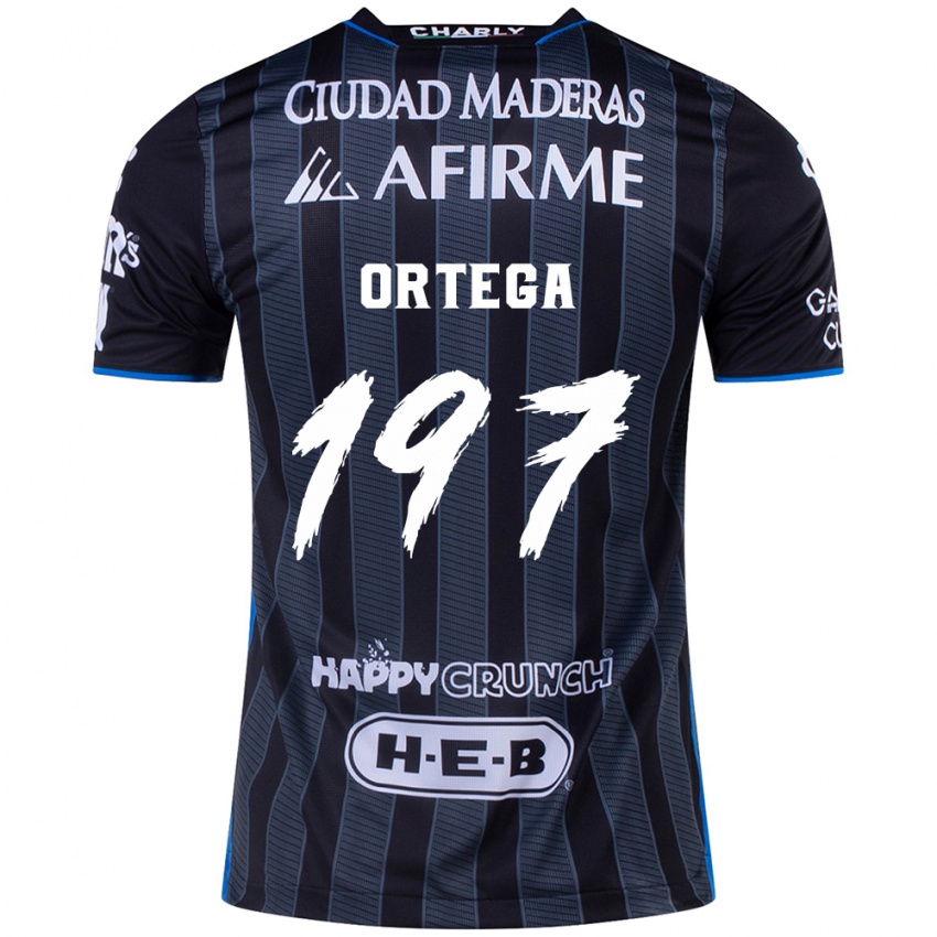 Criança Camisola Javier Ortega #197 Branco Preto Alternativa 2024/25 Camisa Brasil