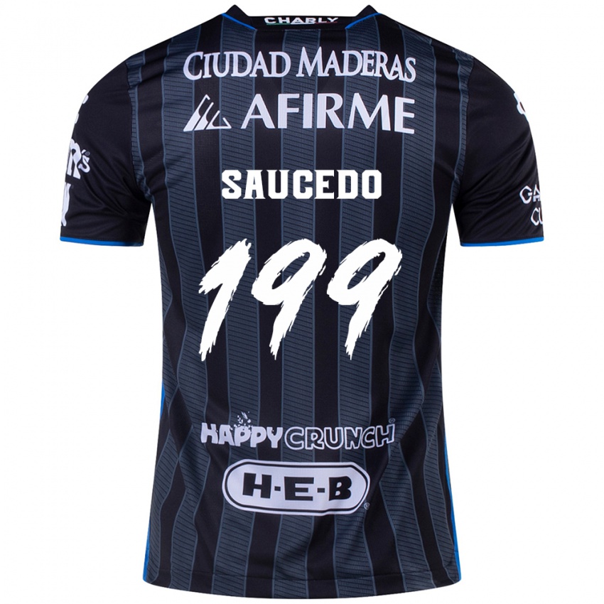 Criança Camisola Christian Saucedo #199 Branco Preto Alternativa 2024/25 Camisa Brasil