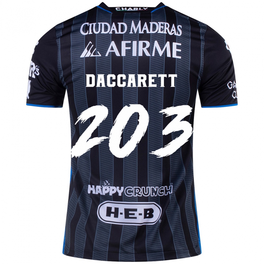 Criança Camisola Juan Daccarett #203 Branco Preto Alternativa 2024/25 Camisa Brasil